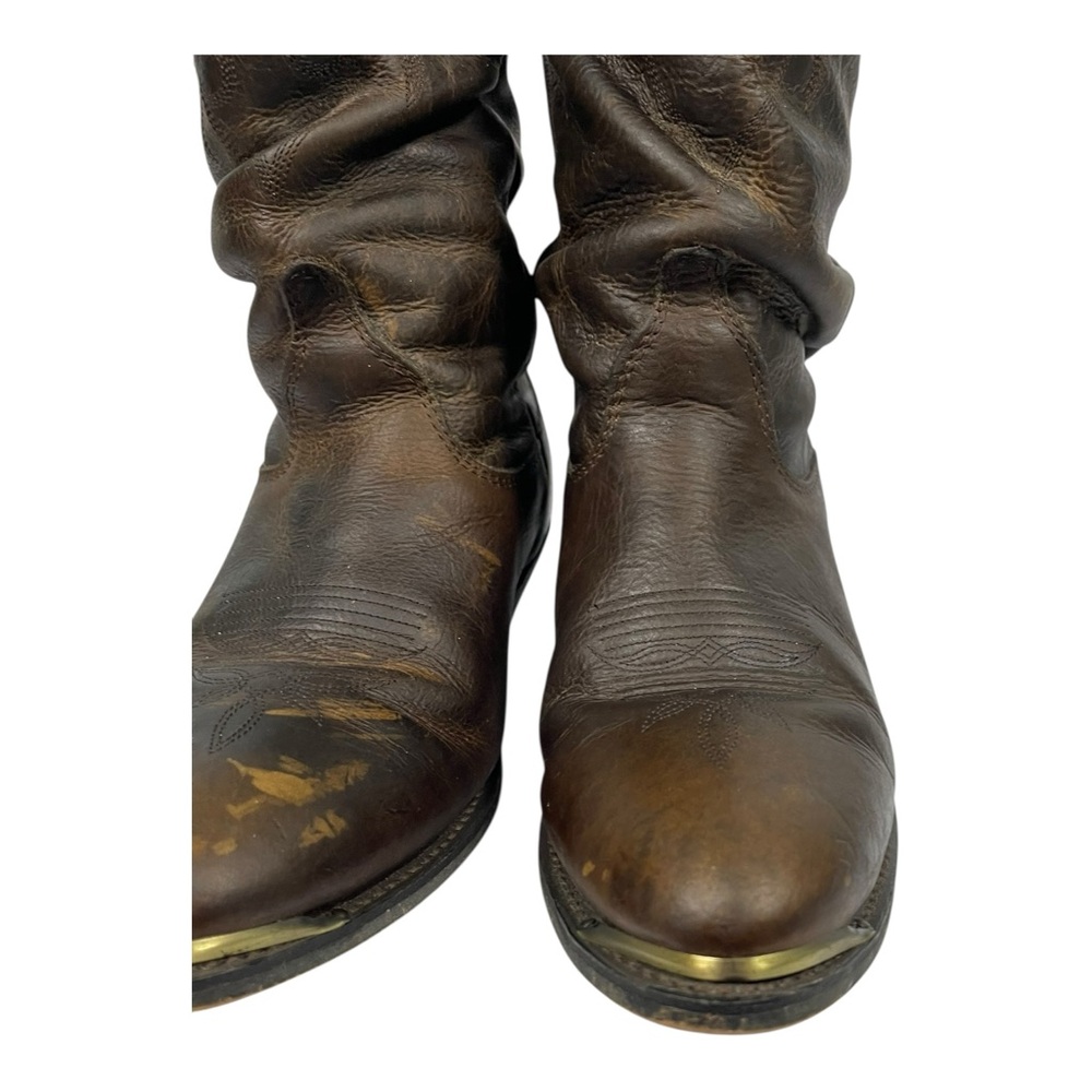 Dingo Golden Condor Women’s Leather Cowboy Boots Size 9 Brown Model D17542 - Picture 7 of 10